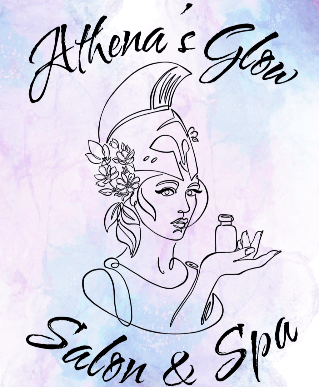Athena's Glow Salon & Spa logo